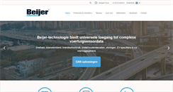 Desktop Screenshot of beijer.com