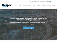 Tablet Screenshot of beijer.com